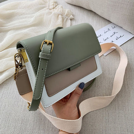 Women Crossbody Messenger Shoulder Bag PU Plastic Transparent Outer Small Beach Hasp Buckle Tote Chain Handbag Purse Laser Purse