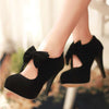 Dilalula New Arrivals Big Size 30-48 Fashion Platform High Heels Women Pumps Spring Summer Bowtie Wedding Party Shoes Woman