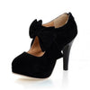 Dilalula New Arrivals Big Size 30-48 Fashion Platform High Heels Women Pumps Spring Summer Bowtie Wedding Party Shoes Woman
