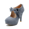 Dilalula New Arrivals Big Size 30-48 Fashion Platform High Heels Women Pumps Spring Summer Bowtie Wedding Party Shoes Woman