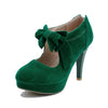 Dilalula New Arrivals Big Size 30-48 Fashion Platform High Heels Women Pumps Spring Summer Bowtie Wedding Party Shoes Woman
