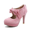 Dilalula New Arrivals Big Size 30-48 Fashion Platform High Heels Women Pumps Spring Summer Bowtie Wedding Party Shoes Woman