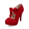 Dilalula New Arrivals Big Size 30-48 Fashion Platform High Heels Women Pumps Spring Summer Bowtie Wedding Party Shoes Woman