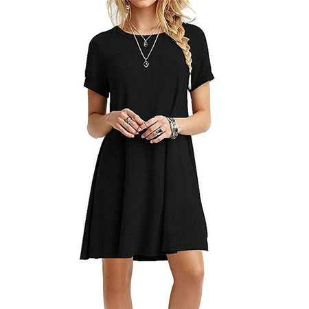 new Girls White Summer Bohemian Mini Dress Women Fashion Spring Solid White Mini Lace Casual Clothes V-neck Long Sleeve Dresses