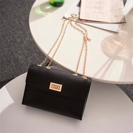 Women Crossbody Messenger Shoulder Bag PU Plastic Transparent Outer Small Beach Hasp Buckle Tote Chain Handbag Purse Laser Purse