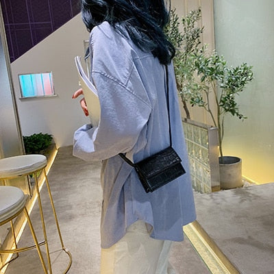 Mini Stone Pattern Crossbody Bags For Women 2019 Pu Leather Purses and Handbags New Designer Ladies Shoulder Messenger Bag