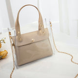 Fashion Transparent PVC Bags for Women 2019 Mini Shoulder Bag Female Small Leather Handbags Crossbody Phone Pouch Bolsa Feminina