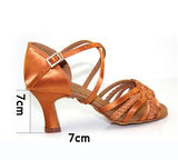 Sneakers Adult Professional Dance Shoes Party Ballroom Ladies Aerobics Shoes Dancing Brown BD 2360-B Coupon Hot Square Dancing