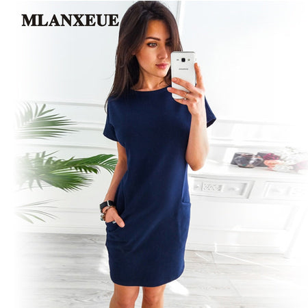 new Girls White Summer Bohemian Mini Dress Women Fashion Spring Solid White Mini Lace Casual Clothes V-neck Long Sleeve Dresses