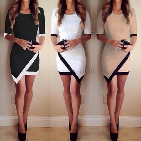 new Girls White Summer Bohemian Mini Dress Women Fashion Spring Solid White Mini Lace Casual Clothes V-neck Long Sleeve Dresses