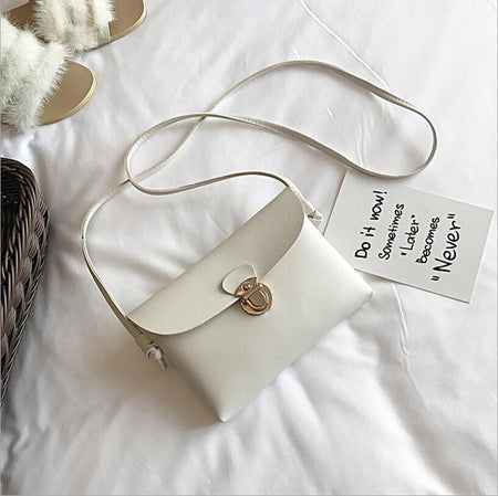 Women Crossbody Messenger Shoulder Bag PU Plastic Transparent Outer Small Beach Hasp Buckle Tote Chain Handbag Purse Laser Purse