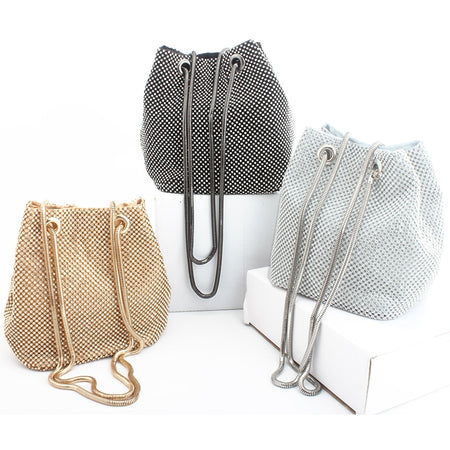 Women Crossbody Messenger Shoulder Bag PU Plastic Transparent Outer Small Beach Hasp Buckle Tote Chain Handbag Purse Laser Purse