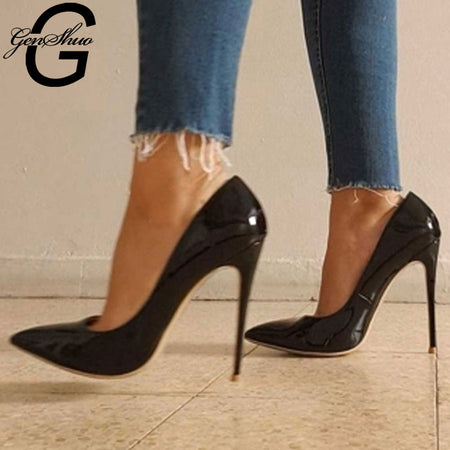 Eilyken PVC Transparent Leopard grain Pumps Heel Stilettos High Heels Womens Party Shoes Nightclub Pump Sandals 35-42