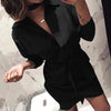 KANCOOLD Dress Women's Fashion Long Sleeve Autumn Dress Casual knotted Sheath sashes Dress women 2018Oct18